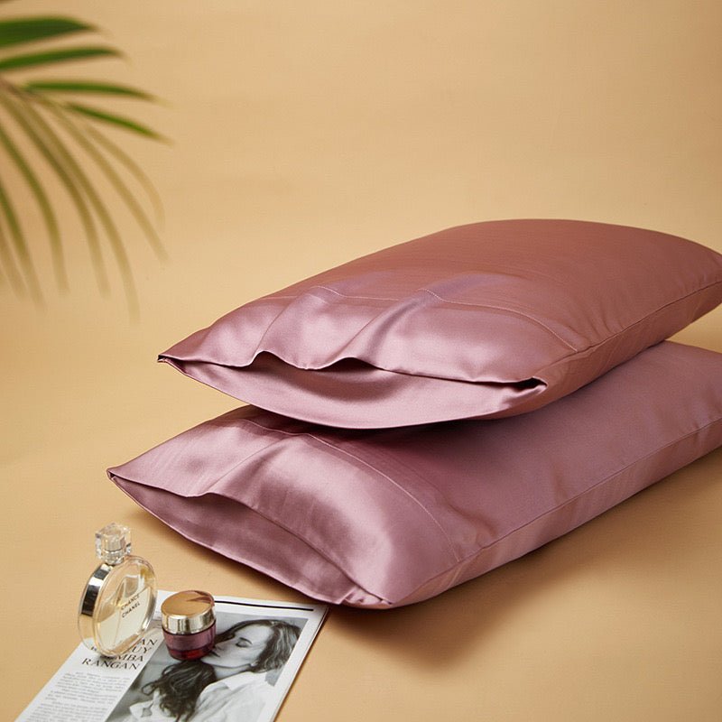Silky Gift Box: 6A Grade 100% Organic Mulberry Silk Pillowcase Set of 2 Pcs - 30 Momme, Pure Silk on Both Sides