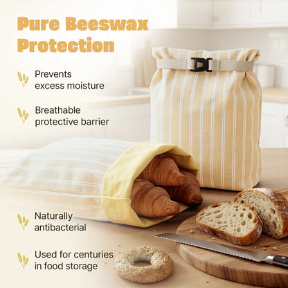 Seven Beeswax Bread Bag