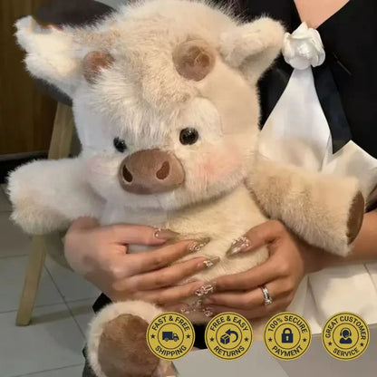 Running Highland Cow Plush Toy