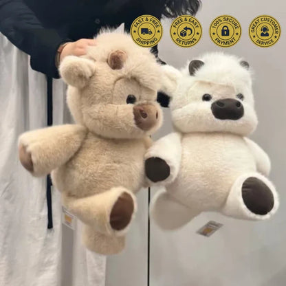 Running Highland Cow Plush Toy