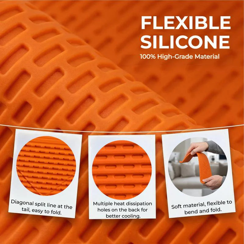 Flexible Silicone Aluminum Phone Stand | Bendable Foldable Holder for Phone Tablet Laptop