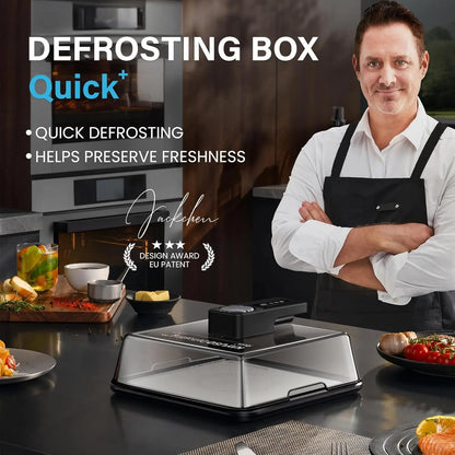 USB-Rechargeable Meat Defrosting Box with Lid