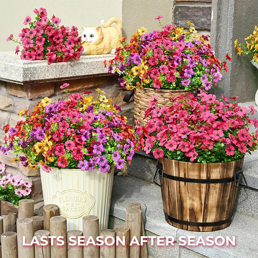 🔥Last Day 50% OFF🔥Realistic UV-Resistant Outdoor Flowers – Zero Maintenance