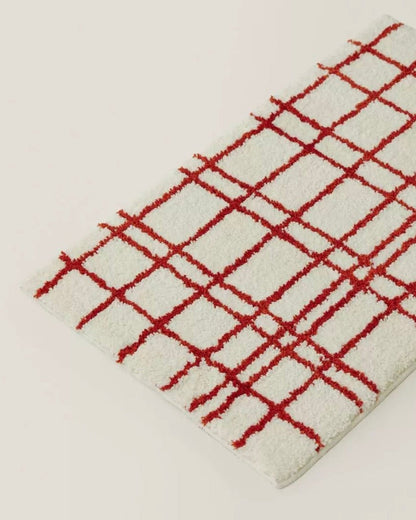 Ultra Soft Minimalist Nordic Stripe Bath Rug, Absorbent, Anti-slippery Mat